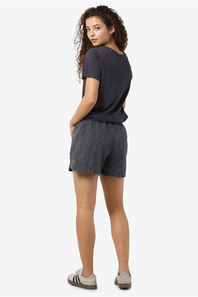 NMOREGON NW DENIM ACID SHORTS BL 27034181 BLACK/WASHED